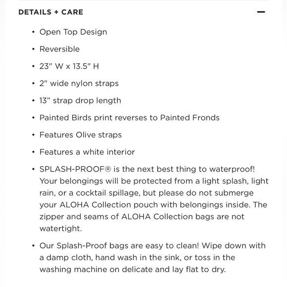 Aloha Collection Painted Birds Holo Holo Tote - Picture 7 of 8